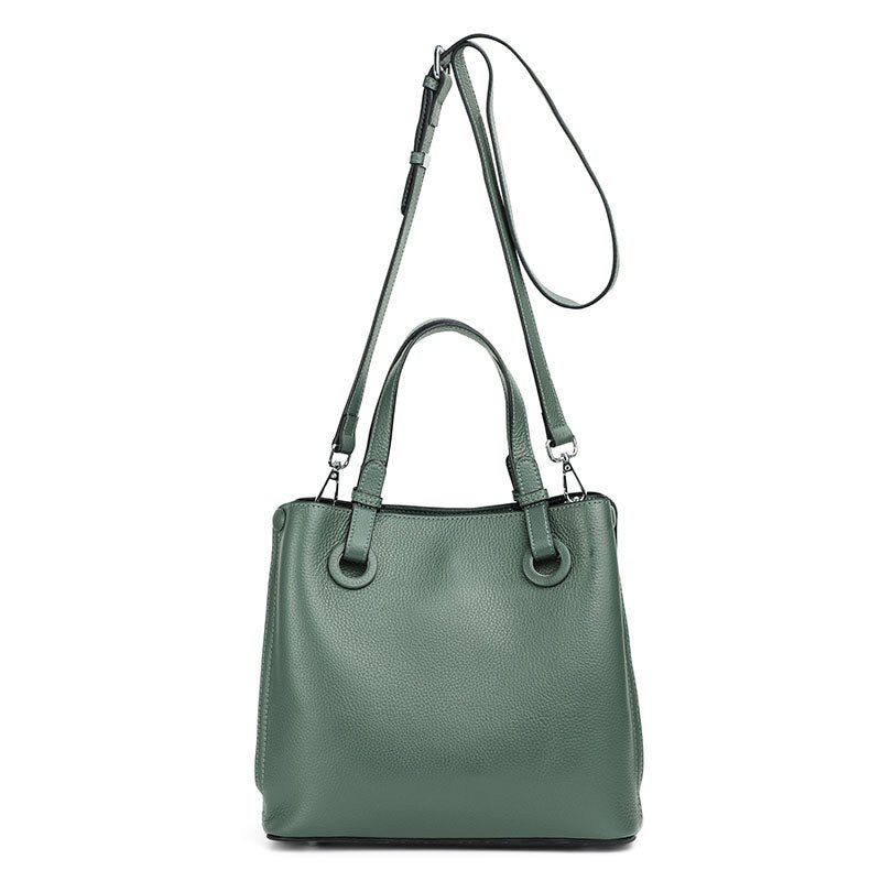 Timeless Vogue Sac à bandoulière en cuir véritable pour femme